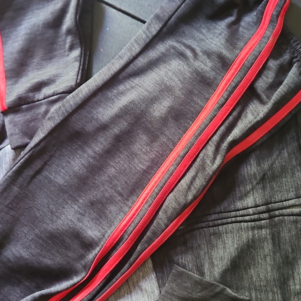 Adidas Gray and Red Tracksuit - Picture 5 of 5